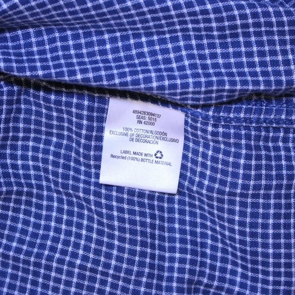 Northwest Territory Blue Checkered Shirt 2XLT - Picture 10 of 10